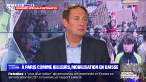 Le syndicaliste Laurent Escure (Unsa) dénonce une forme de "bras d'honneur à la mobilisation" de la part d'Emmanuel Macron