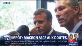 Impôt: Macron confie ses doutes