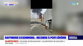 Un incendie s'est déclaré à la raffinerie Esso-ExxonMobil de Port-Jérôme-Gravenchon