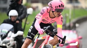 Andrey Amador sur le Tour de Romandie, le 23 avril 2024