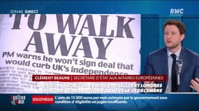 Accord sur le Brexit: "On ne veut pas céder à la pression des Britanniques", prévient le secrétaire d'Etat aux affaires européennes
