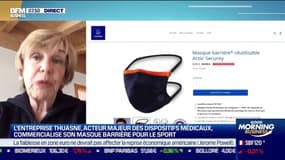 Elisabeth Ducottet (Thuasne) : Thuasne commercialise son masque barrière pour le sport - 18/03