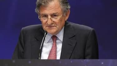 Le président du conseil de surveillance Jean-René Fourtou lors de l'assemblée générale 2010