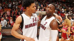 Gerald Green et Dwyane Wade