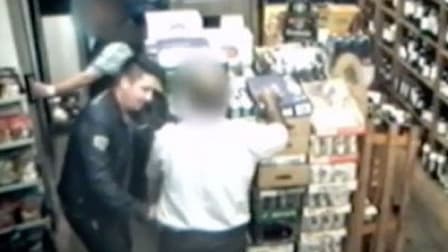 Capture d'écran de la vidéo du cambriolage, diffusée par Scotland Yard.