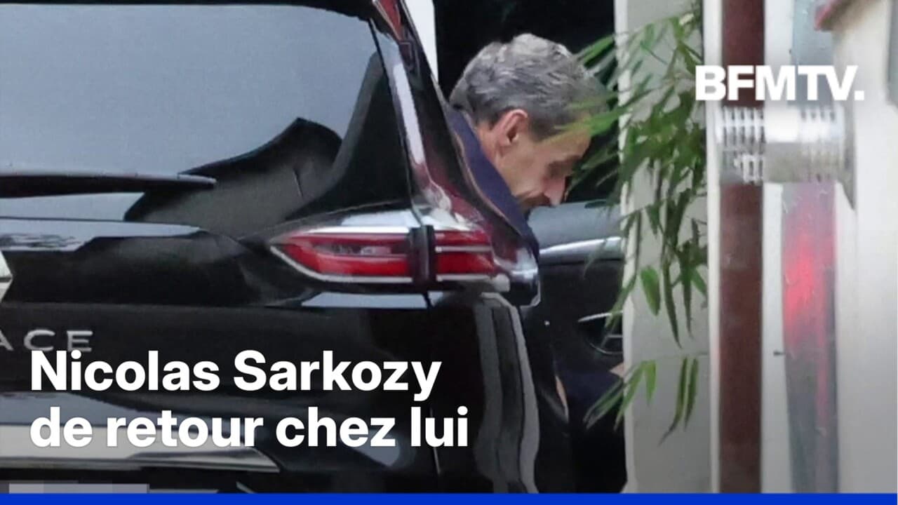 Nicolas Sarkozy de retour chez lui après 21 jours de détention