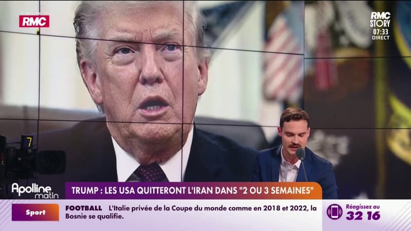 Trump : les USA quitteront l'Iran dans "2 ou 3 semaines" ?
