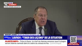 Sergueï Lavrov: "L'absorption de l'Ukraine dans l'Otan est une menace pour les intérêts de la Russie" 