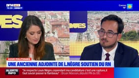 "Ma candidature est une candidature de rupture", affirme Bryan Masson, député RN et candidat à la mairie de Cagnes-sur-Mer