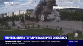 Ukraine: impressionnante frappe russe sur un centre culturel, près de Kharkiv