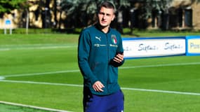 Marco Verratti avec la sélection d'Italie, le 8 octobre 2019