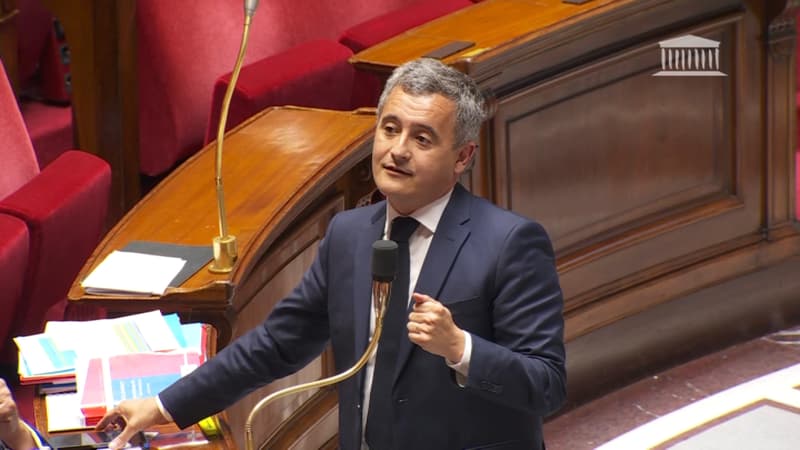 Gérald Darmanin interrompu à l'Assemblée par le message FR-Alert envoyé sur les téléphones des députés