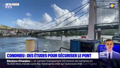 Rhône: des études pour sécuriser le pont de Condrieu