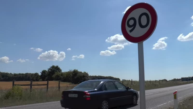 Une portion de route anciennement limitée à 80 km/h au Danemark