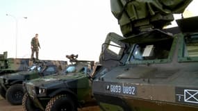 Troupes françaises engagées sur le sol malien.