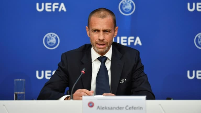Le président de l'UEFA Aleksander Ceferin le 17 juin 2020 à Nyon
