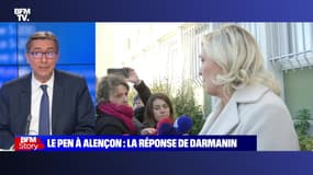 Story 4 : La réponse de Gérald Darmanin à Marine Le Pen sur les violences à Alençon - 28/10