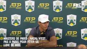 Masters de Paris : Nadal n'est pas là pour fêter sa lune de miel...