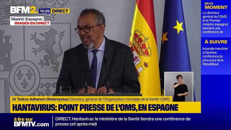 Hantavirus: "Notre travail n'est pas terminé", avertit le patron de l'OMS après l'évacuation du Hondius