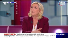 Marine Le Pen affirme vouloir "sortir du commandement intégré de l'Otan"
