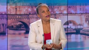 Christiane Taubira sur le plateau de BFMTV le 29 janvier 2022