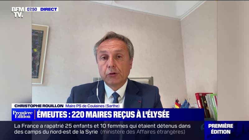 Les dégâts sont considérables Christophe Rouillon, maire PS de Coulaines raconte la pire nuit d'émeute dans sa ville
