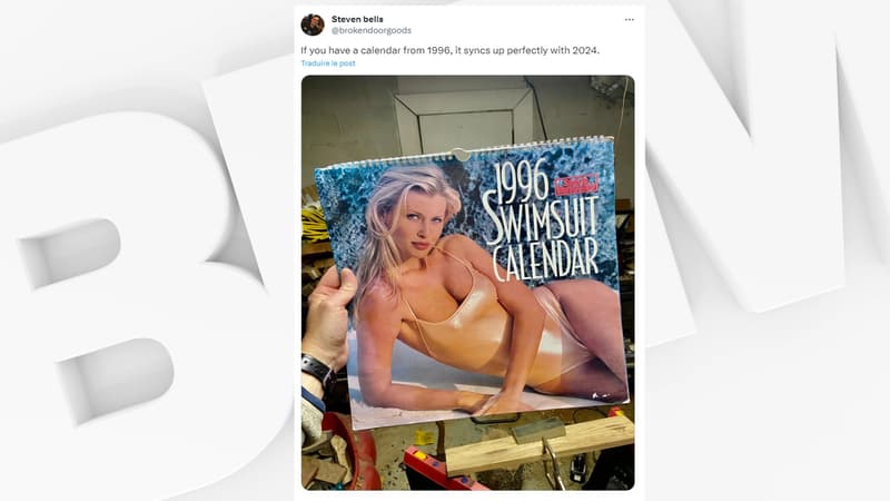 Un internaute se réjouit d'avoir acheté un calendrier de 1996 à l'effigie de Pamela Anderson.