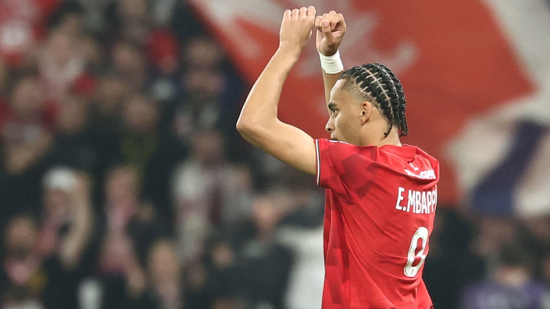 SIGNÉ MBAPPÉ: LE SOURIRE ET LE CRI DE JOIE DE KYLIAN MBAPPÉ SUR LE BUT ÉGALISATEUR DE SON FRÈRE ETHAN AU BOUT DE LILLE-PSG