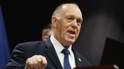 Tom Homan, conseiller de Donald Trump à l'immigration, le 29 janvier 2026 à Minneapolis