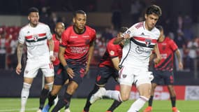 Rodriguinho lors du match de championnat brésilien Sao Paulo-Athletico Paranaense (2-1), le 21 juin 2023
