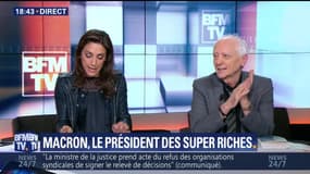 Macron, le président des super riches