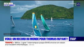 Voile: record du monde pour Thomas Ruyant