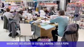 MAISON DICI : Des ateliers de couture à Mondial Tissus à Peipin