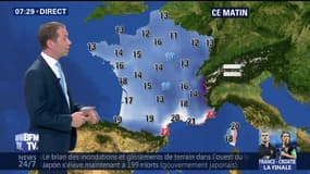 La météo pour ce jeudi 12 juillet 2018