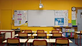 Une salle de classe à Écully le 11 mars 2025 (image d'illustration)