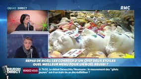 Jérôme Banctel, chef deux étoiles au palace La Réserve à Paris: "Au menu de ce soir, on va utiliser des produits de saison qu'on utilise dans les palaces ou les restaurants gastronomiques."