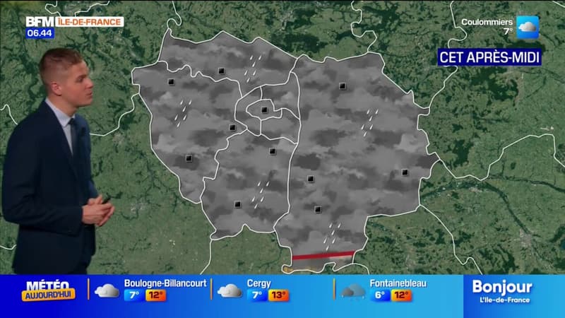 Météo Paris Île-de-France: journée nuageuse avec des averses dans l'après-midi