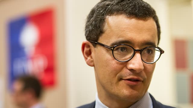 Gérard Darmanin lors d'un meeting de l'UMP à Lille le 26 novembre 2014.