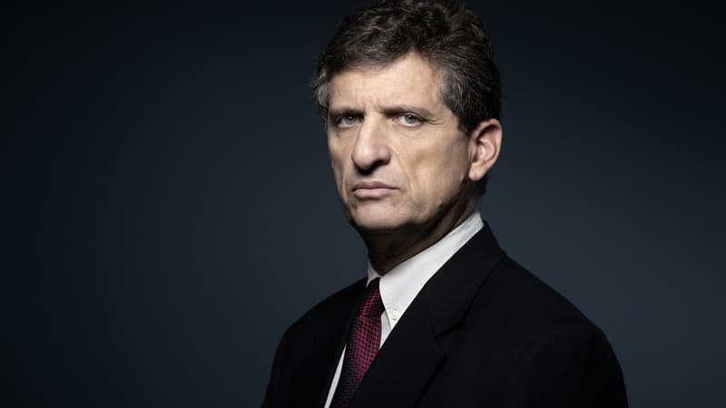 Serge Federbusch, ex-candidat de l'extrême-droite à la mairie de Paris en 2020, alors soutenu par le Rassemblement national.