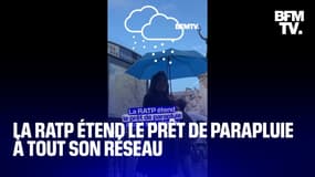 La RATP étend le prêt de parapluie à tout son réseau