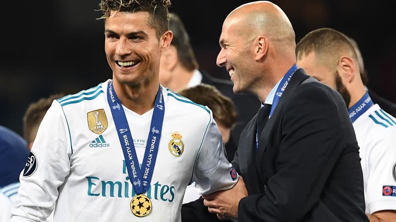 Cristiano Ronaldo et Zinedine Zidane