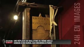Cette guillotine a été vendue 8000 euros aux enchères