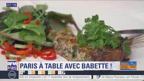 A table avec Babette : Tarte fine aux blettes et aux lardons