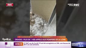 Orages : plus de 1.400 appels aux pompiers de la Loire