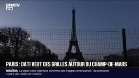 Paris: Rachida Dati veut installer des grilles autour du Champ-de-Mars pour le sécuriser la nuit