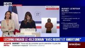 Budget: "Une copie qui permet au pays d'avancer": les mots d'Emmanuel Macron rapportés par Maud Bregeon, porte-parole du gouvernement