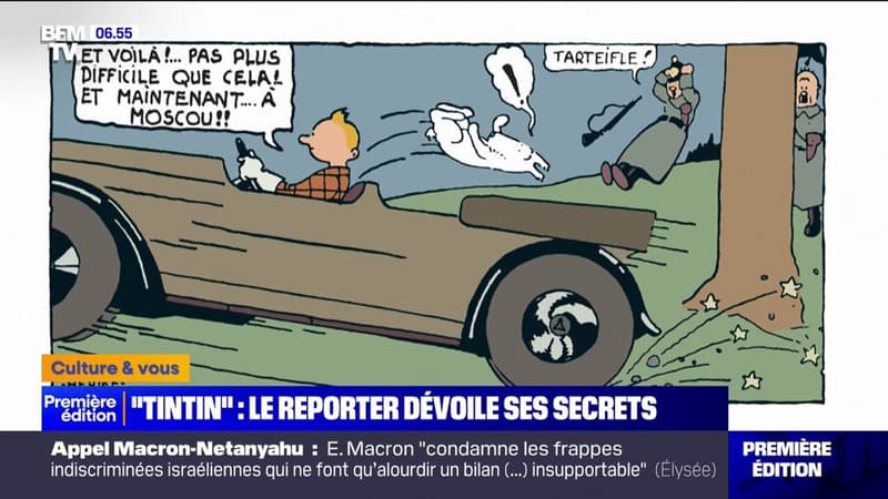 "Tintin, les coulisses d'une œuvre": comment est née la mèche du célèbre reporter