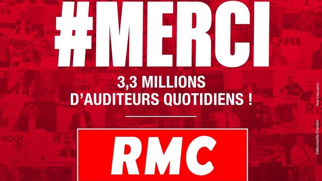 AUDIENCES - RMC, 1ère radio généraliste privée de France sur les moins de 50 ans