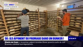 Manche: un fromage affiné dans un bunker allemand de la guerre