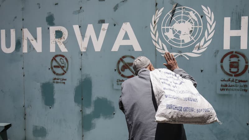 Bureau de l'agence des Nations Unies pour les réfugiés palestiniens à Gaza